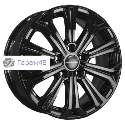 Khomen Wheels KHW1610 Toyota/Suzuki R16 / 6.5J PCD 5x114.3 ET 45 ЦО 60.1 Литые Черный