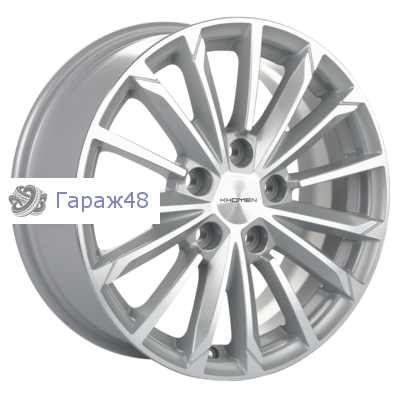 Khomen Wheels KHW1611 Huyndai/Kia R16 / 6.5J PCD 5x114.3 ET 44 ЦО 67.1 Литые F-Silver-FP