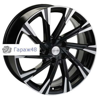 Khomen Wheels KHW1901 NX/Rav4 R19 / 7.5J PCD 5x114.3 ET 39 ЦО 60.1 Литые Black-FP