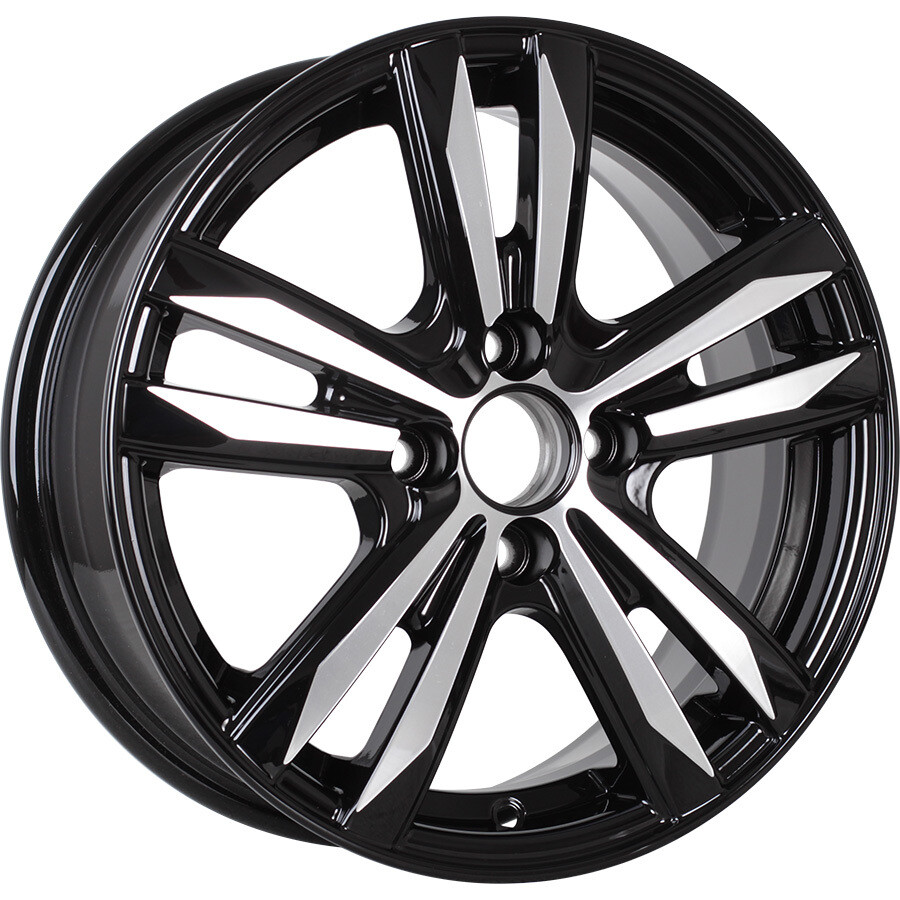 iFree Маскот R15 / 6J PCD 4x100 ET 50 ЦО 60.1 Литые Черный с полированной лицевой поверхностью