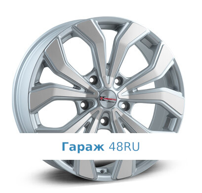 Yamato Kano R20 / 8.5J PCD 5x120 ET 47 ЦО 72.6 Литые Серебристый с полированной лицевой поверхностью
