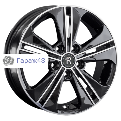 Replay SZ70 R16 / 6J PCD 5x114.3 ET 50 ЦО 60.1 Литые Черный с полированной лицевой поверхностью