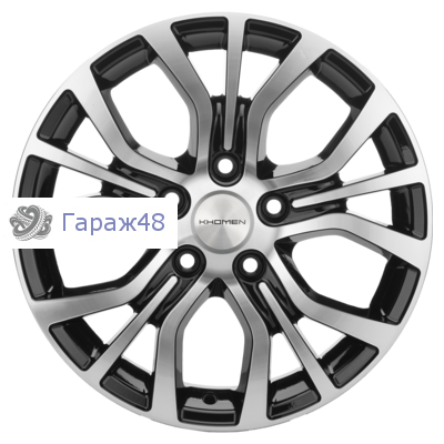 Khomen Wheels KHW1608 Chery Tiggo 3/Tiggo 3 Pro R16 / 6.5J PCD 5x108 ET 45 ЦО 60.1 Литые Black-FP