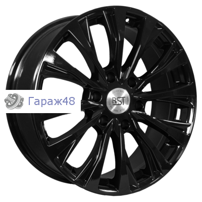 RST R109 R19 / 7.5J PCD 6x139.7 ET 25 ЦО 106.1 Литые Черный с полированной лицевой поверхностью