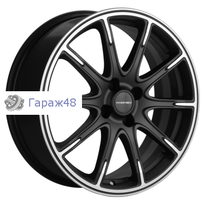 Khomen Wheels KHW1707 XRay R17 / 6.5J PCD 4x100 ET 41 ЦО 60.1 Литые Black-FP matt