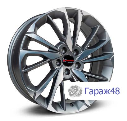 Yamato Satoshi R18 / 7J PCD 5x108 ET 36 ЦО 65.1 Литые Темно - серебристый матовый с полированной лицевой поверхностью