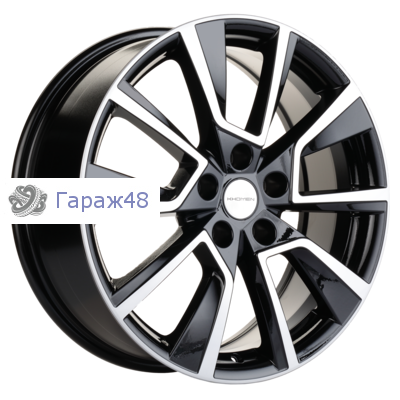 Khomen Wheels KHW1802 OMODA C5 R18 / 7J PCD 5x108 ET 33 ЦО 60.1 Литые Black-FP