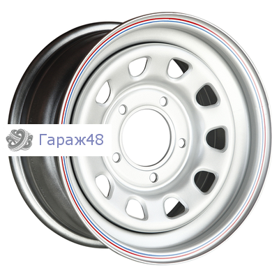 LS ВАЗ Нива R15 / 7J PCD 5x139.7 ET 25 ЦО 98.5 Штампованные Серебристый