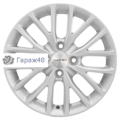 Khomen Wheels KHW1506 Rio/Solaris R15 / 6J PCD 4x100 ET 46 ЦО 54.1 Литые F-Silver