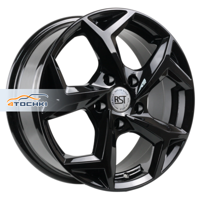 RST R066 Ford R16 / 6.5J PCD 5x108 ET 50 ЦО 63.4 Литые Черный с полированной лицевой поверхностью