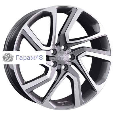 Replay LR79 R21 / 9.5J PCD 5x120 ET 49 ЦО 72.6 Литые Графит с полированной лицевой поверхностью