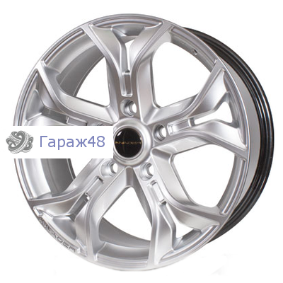 PDW Invader 5196 R20 / 8.5J PCD 5x150 ET 45 ЦО 110.1 Литые Серебристый