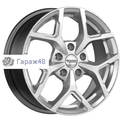 Skad KL-368 R16 / 6.5J PCD 5x108 ET 50 ЦО 63.35 Литые Серебристый