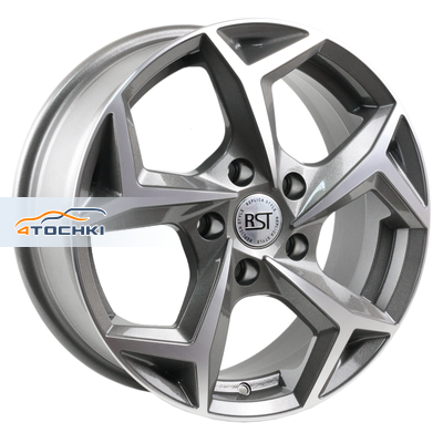 RST R066 Duster, Kaptur R16 / 6.5J PCD 5x114.3 ET 50 ЦО 66.1 Литые Графит с полированной лицевой поверхностью