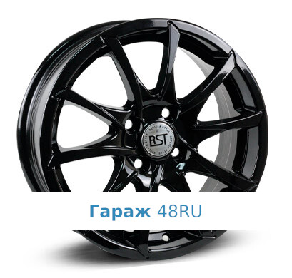 RST R035 R15 / 6J PCD 4x100 ET 50 ЦО 60.1 Литые Черный