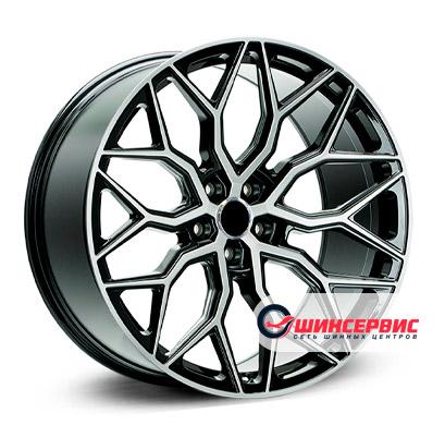 Lizardo XH1024 R20 / 8.5J PCD 5x108 ET 40 ЦО 67.1 Литые Черный с полированной лицевой поверхностью