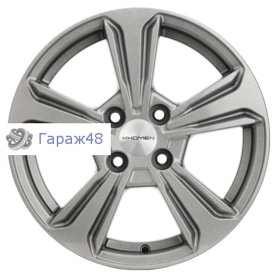 Khomen Wheels KHW1502 Vesta R15 / 6J PCD 4x100 ET 50 ЦО 60.1 Литые G-Silver