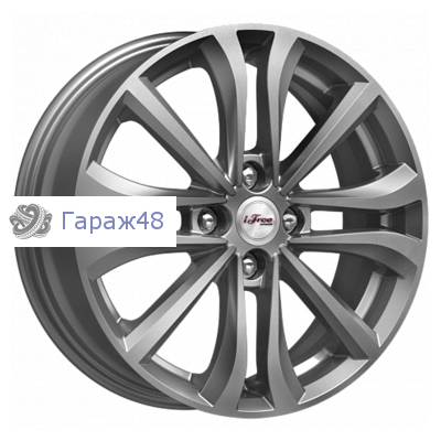 iFree Панган КС938 R16 / 6J PCD 4x100 ET 45 ЦО 60.1 Литые Серебристый