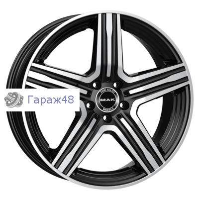 MAK Lewis R18 / 9J PCD 5x112 ET 42 ЦО 66.6 Литые Черное зеркало