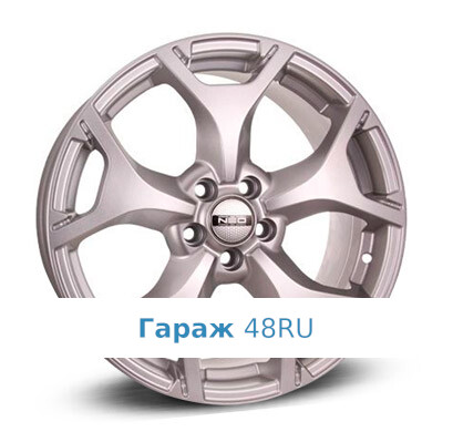 Neo 753 R17 / 7J PCD 5x114.3 ET 48 ЦО 67.1 Литые Серебристый