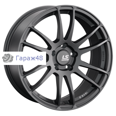 LS RC02 R18 / 8J PCD 5x114.3 ET 35 ЦО 67.1 Литые Графит матовый с дымкой