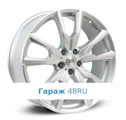 RST R012 R20 / 8J PCD 5x108 ET 33 ЦО 65.1 Литые Серебристый