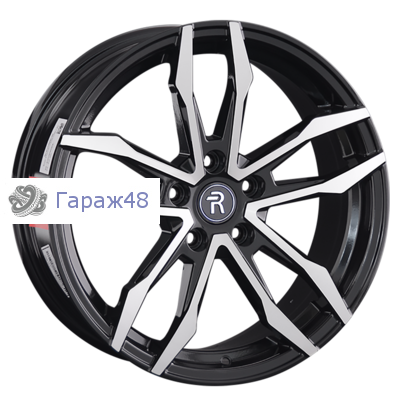 Replay B310 R18 / 8J PCD 5x112 ET 30 ЦО 66.6 Литые Черный с полированной лицевой поверхностью