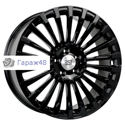 RST R062 R20 / 8.5J PCD 5x120 ET 45 ЦО 72.6 Литые Черный с полированной лицевой поверхностью
