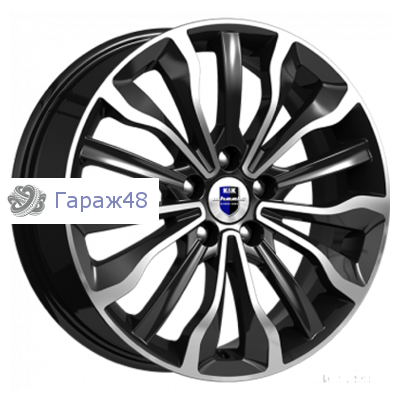 K&amp;K Атакама (КС756) R17 / 6.5J PCD 5x114.3 ET 45 ЦО 67.1 Литые Черный с полированной лицевой поверхностью