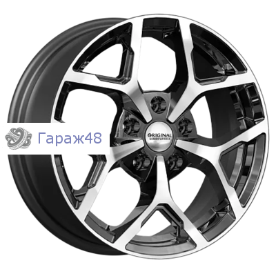 Skad KL-368 R16 / 6.5J PCD 5x108 ET 50 ЦО 63.35 Литые Черный с полированной лицевой поверхностью