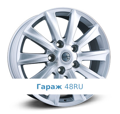 LegeArtis TY43 R20 / 8.5J PCD 5x150 ET 60 ЦО 110.3 Литые Серебристый