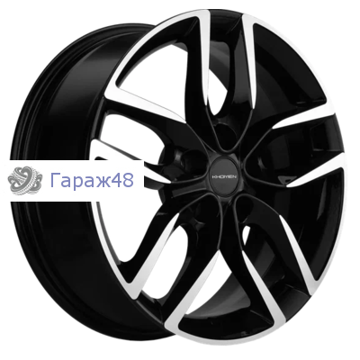 Khomen Wheels KHW1708 Geely Coolray R17 / 6.5J PCD 5x114.3 ET 45 ЦО 54.1 Литые Black-FP