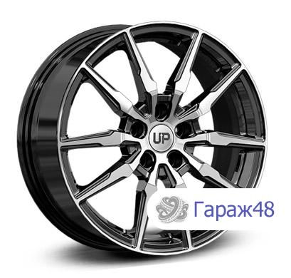 LS Up121 R17 / 7J PCD 5x112 ET 54 ЦО 57.1 Литые Черный с полированной лицевой поверхностью