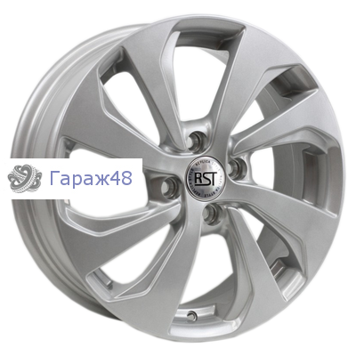 RST R005 Rio, Solaris R15 / 6J PCD 4x100 ET 48 ЦО 54.1 Литые Серебристый