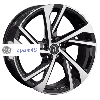 Replay SB110 R17 / 7.5J PCD 5x114.3 ET 48 ЦО 56.1 Литые Черный с полированной лицевой поверхностью