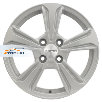 Khomen Wheels KHW1502 Nexia R15 / 6J PCD 4x100 ET 45 ЦО 56.6 Литые F-Silver