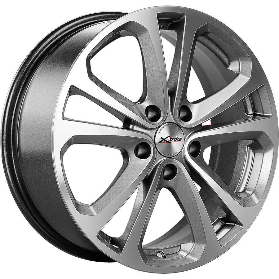 X&#039;trike X113 R17 / 7J PCD 5x108 ET 33 ЦО 60.1 Литые Графит с  полированной лицевой поверхностью купить в Липецке. Цены и фото в  интернет-магазин Гараж. | Гараж48