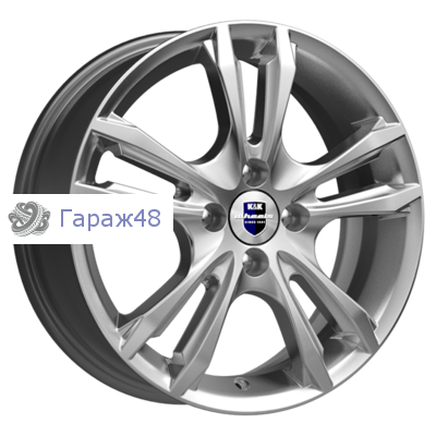 K&amp;K Samara-оригинал (КС866) R16 / 6J PCD 4x100 ET 50 ЦО 60.1 Литые Серебристый