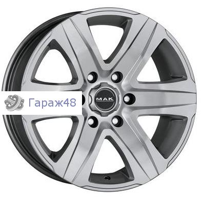 MAK Stone 4x4 T R18 / 8.5J PCD 6x114.3 ET 30 ЦО 66.1 Литые Серебристый