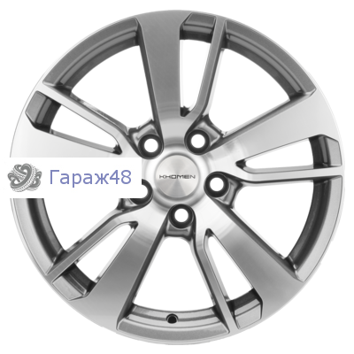 Khomen Wheels KHW1704 Outlander R17 / 7J PCD 5x114.3 ET 38 ЦО 67.1 Литые Gray-FP
