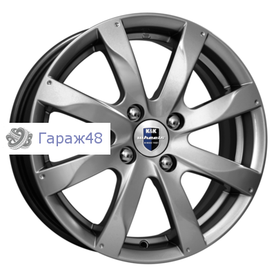 K&amp;K Джеминиоригинал КС617 R15 / 6J PCD 4x100 ET 37 ЦО 60.1 Литые Графит