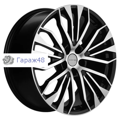 Khomen Wheels KHW2009 Touareg R20 / 8.5J PCD 5x112 ET 33 ЦО 66.6 Литые Black-FP