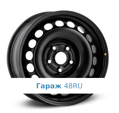Alcar Stahlrad (KFZ) 9187 R16 / 6.5J PCD 5x112 ET 43 ЦО 57.1 Литые Черный