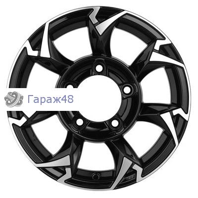 Khomen Wheels KHW1505 Jimny R15 / 5.5J PCD 5x139.7 ET 5 ЦО 108.1 Литые Black-FP