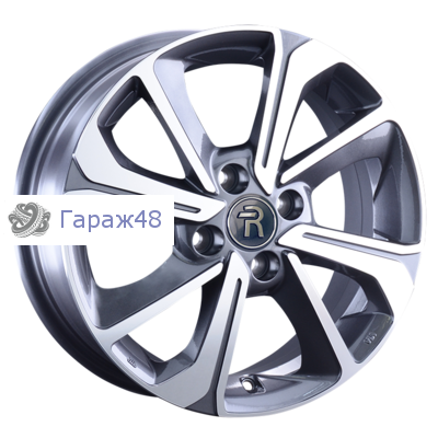 Replay KI242 R15 / 6J PCD 4x100 ET 46 ЦО 54.1 Литые Графит с полированной лицевой поверхностью