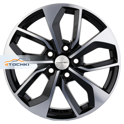 Khomen Wheels KHW1703 Changan CS35 Plus R17 / 7J PCD 5x110 ET 46 ЦО 63.3 Литые Black-FP