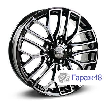 Neo 781 R17 / 6.5J PCD 4x100 ET 43 ЦО 60.1 Литые Черный с полированной лицевой поверхностью