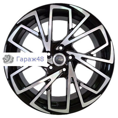 Lizardo Resolute 552 353 R15 / 6.5J PCD 5x114.3 ET 38 ЦО 54.1 Литые Черный с алмазной обработкой лицевой части