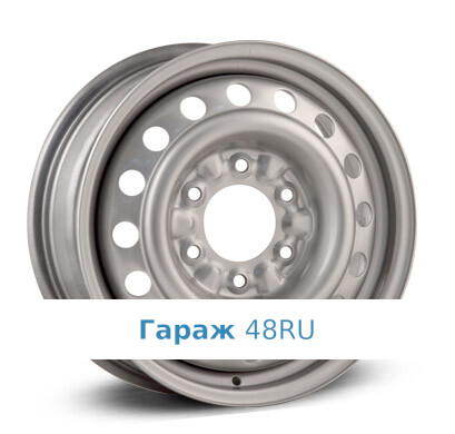 Trebl 9207 R16 / 6.5J PCD 6x139.7 ET 56 ЦО 92.5 Штампованные Серебристый