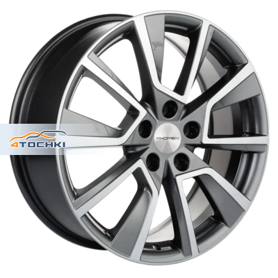 Khomen Wheels KHW1802 Chery Tiggo R18 / 7J PCD 5x108 ET 40 ЦО 60.1 Литые Gray-FP
